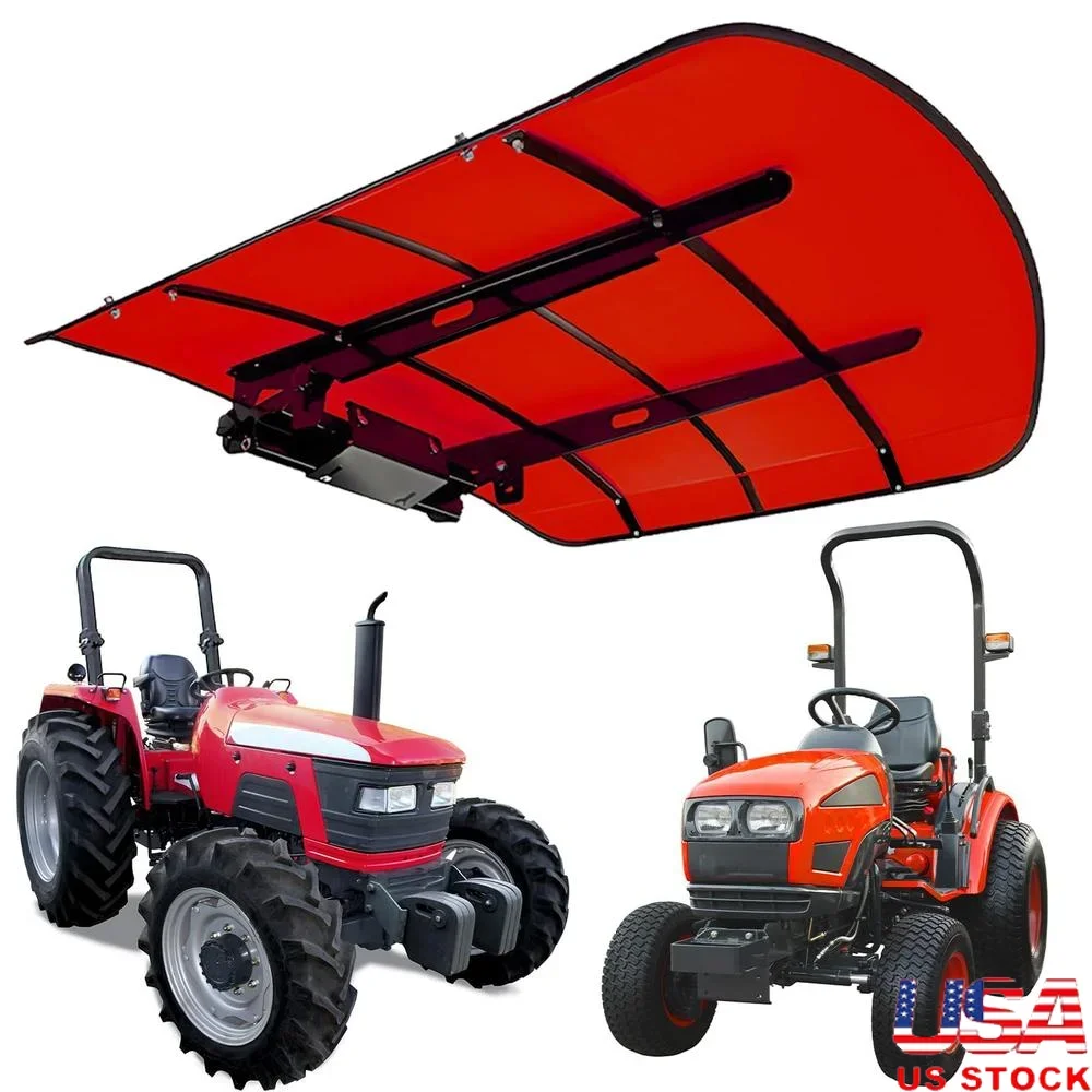 Universal Tractor ROPS Canopy High-Density Thermoplastic Durable Umbrella Mounting Bracket Fade Resistant Flexible Lightweight