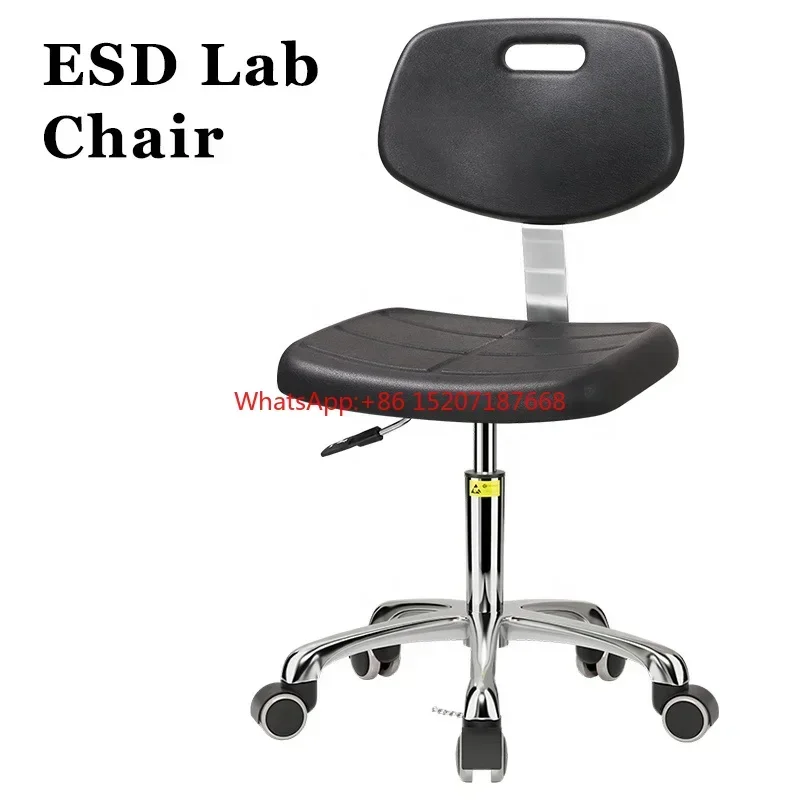 Laboratory chairs  esd lab PU foam anti-static backrest dust-free workshop laboratory can be lifted and rotate chair