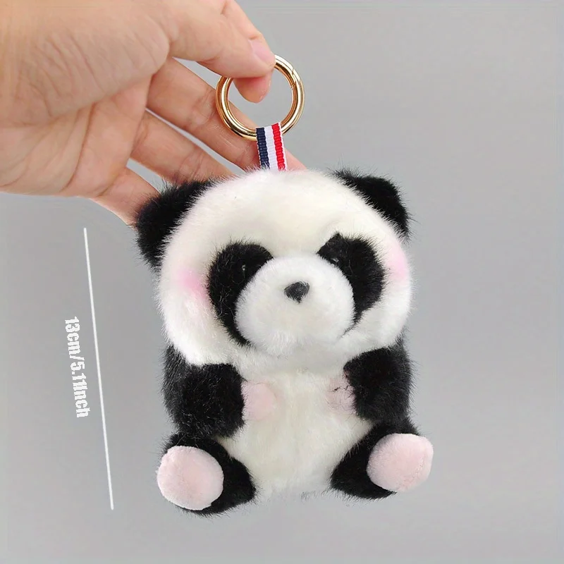 1Pcs Panda Stuffed Animals Plush Pendant, Cute Plushies for Animal Pendant Themed Parties Teacher Student Award, Animal Toys