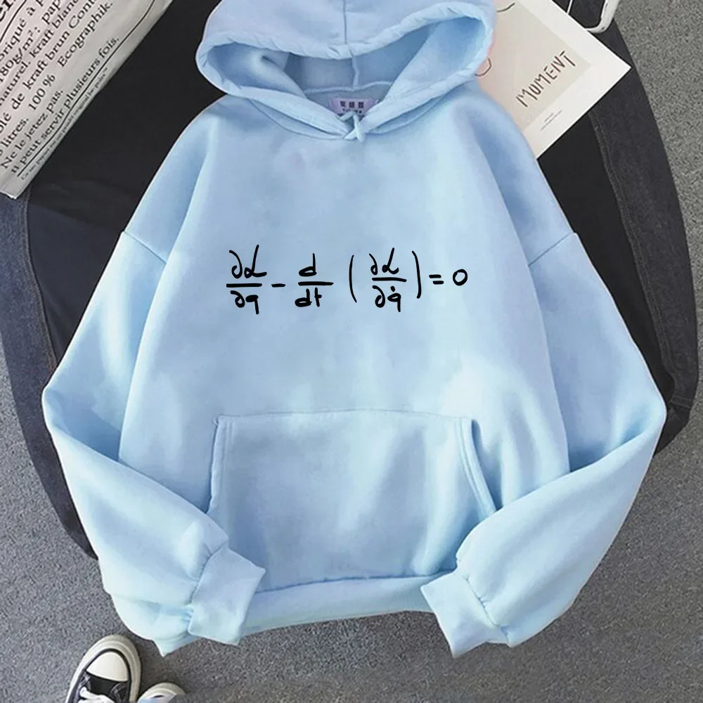 Natuurkunde Wiskunde Quantum Vergelijkingen Universum Lagrangian Hoodies Mannen Harajuku Esthetische Kleding Unisex Herfst Winter Truien Casual