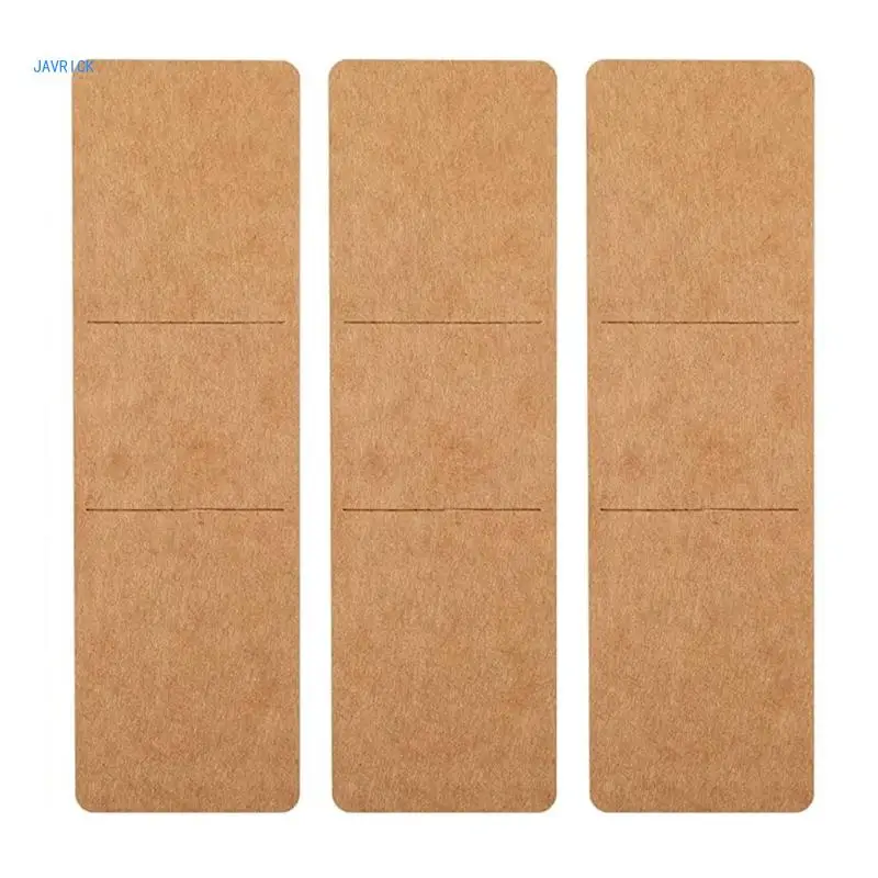 Kraft Sleeves 5.9 x 1.8inch Bookmarks Holder DIY Resin Display