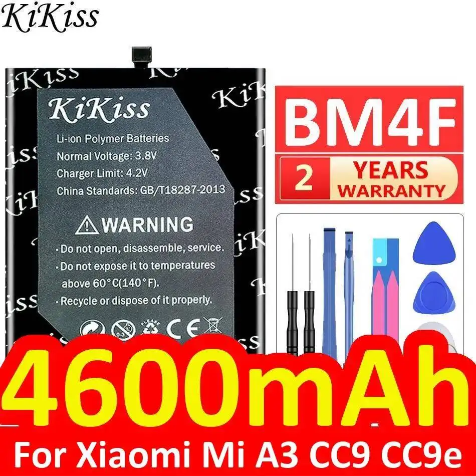 

Long-Lasting 4600mAh Mobile Phone Battery For Xiaomi MI A3 CC9 CC9e BM4F