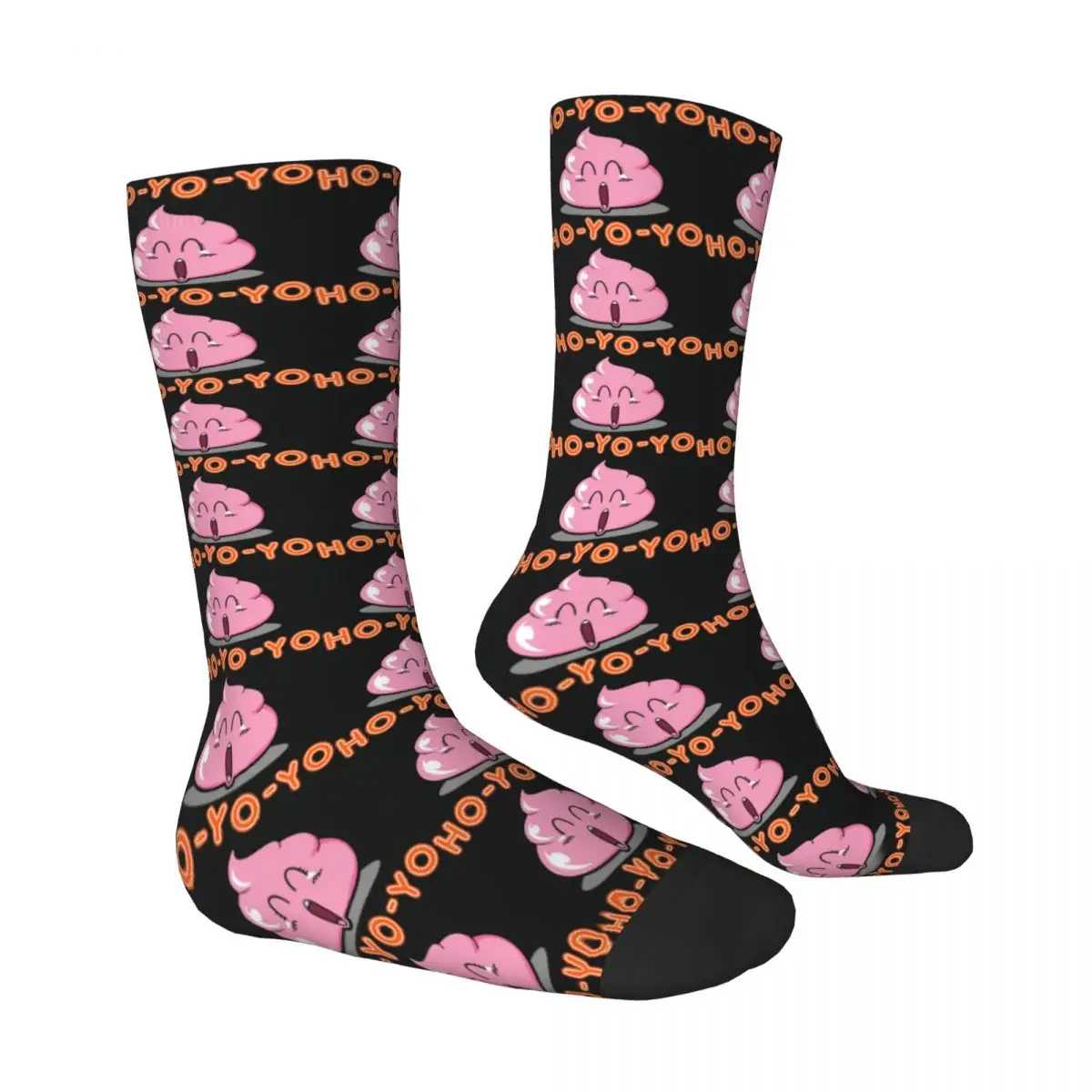 Pinky Poop Dr Slump Japanese Manga Unisex Bonnet Winter Running Happy Socks street style Crazy Socks