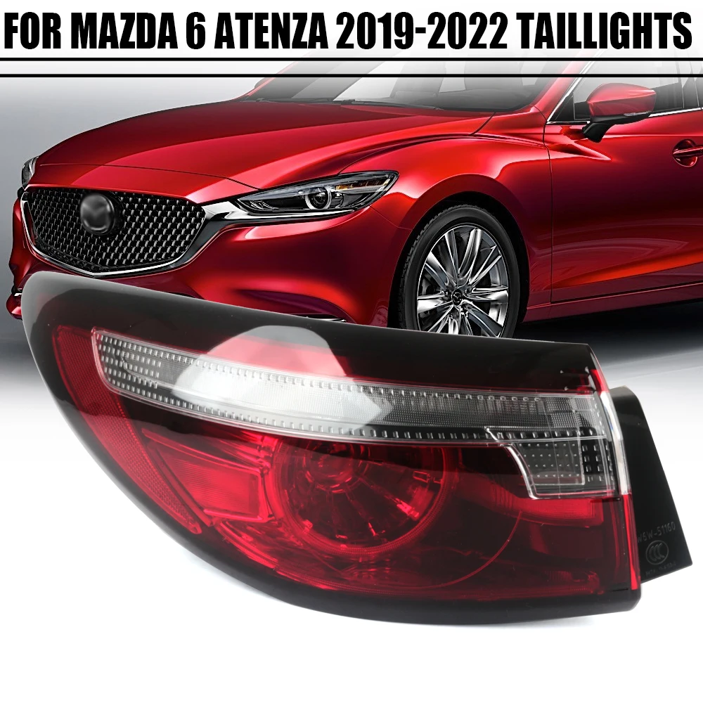 Left/Right Side Tail Lamp FOR Mazda 6 Atenza 2019 2020 2021 2022 Rear Tail Light Brake Lamp with