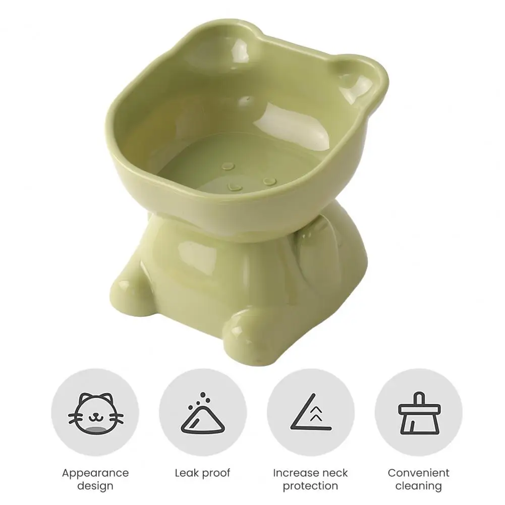 Food-grade Pet Bowl Ergonomic 15-degree Tilt Pet Bowl Stable Base Easy-to-clean Cat Food Feeder Elevated for Dogs for Neck