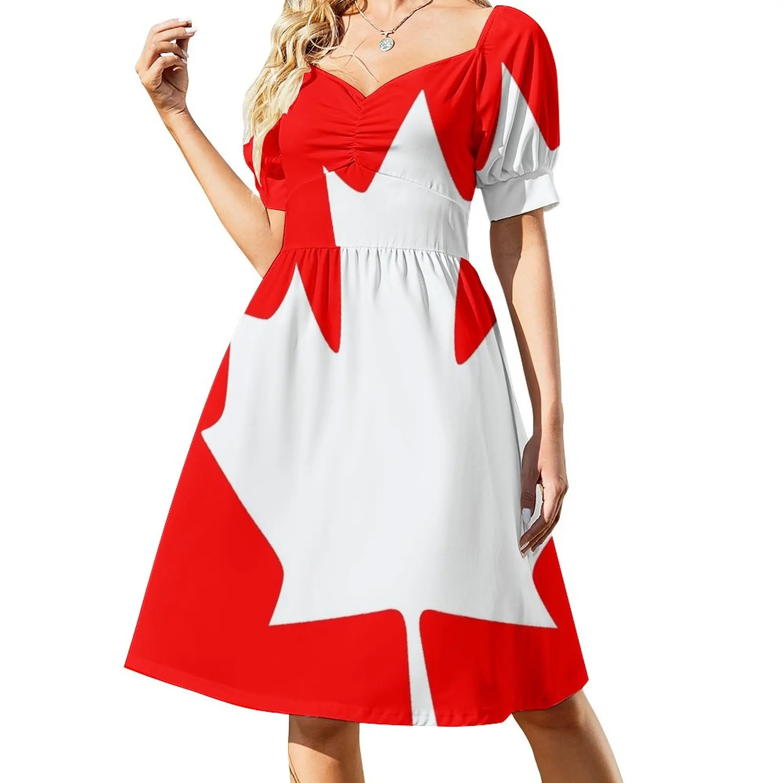 

Canada - Maple Leaf Sleeveless Dress clothing women summer 2024 dress for women summer