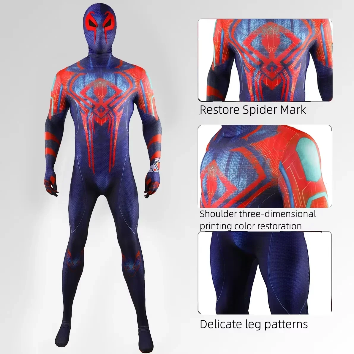 Halloween Per Adulti Bambini Tuta Party Dress Up Regalo Supereroe Spiderman Miles Morales 2099 Costume Cosplay Tute Spider Man