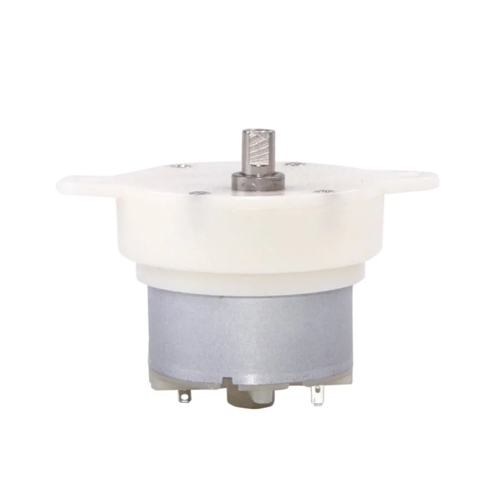 12V DC Geared Motor 10RPM 4mm Shaft Diameter Micro Electric Motor Mute Gear Rotation High Torque Slow Speed Gear Motor