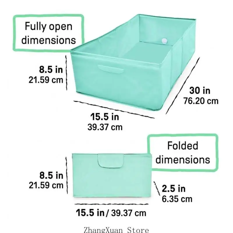 Faltbarer Hundewaschpool, auslaufsicher, dickes PVC, Schnellablassventile, Reisebadewanne, 3 x – Detail 6