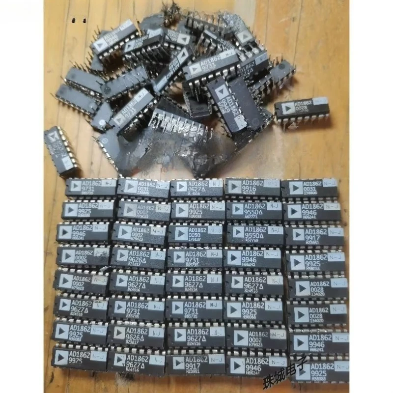 AD1862N-J Dismantled Audio Fever DAC Chip Optional Pairing for HiFi Audio Conversion