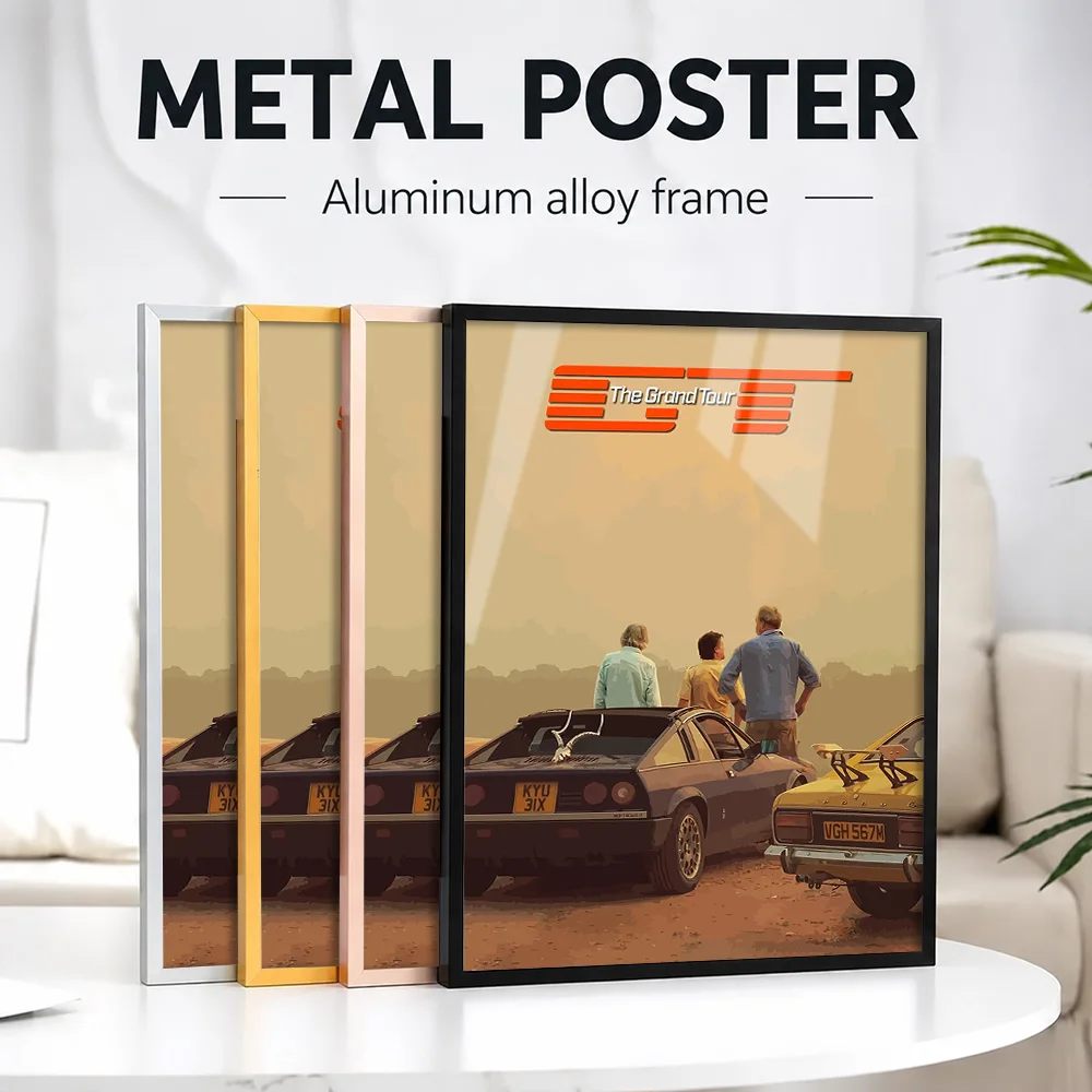 The Grand Tour Metal Poster With Aluminum Alloy Frame Customized Photo Dynamic Style Wall Art For Driver Lounge Collector Gift