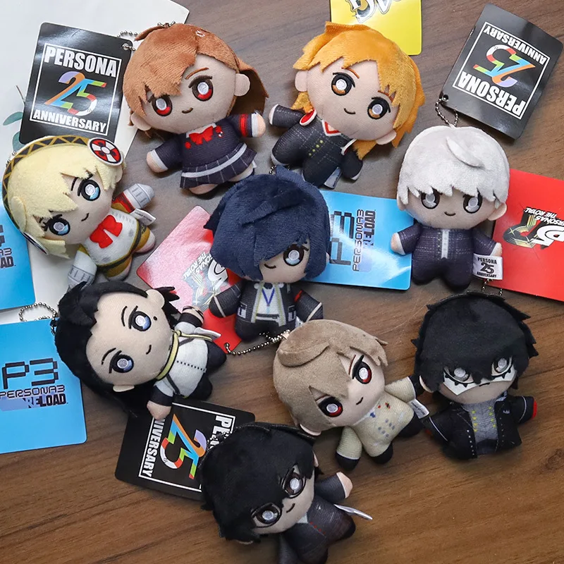 New model10CM Persona Plush Keychain Toy 25th Anniversary Joker Shiomi Kotone Yuuki Makoto Cosplay Anime Plushie Pendant Christ