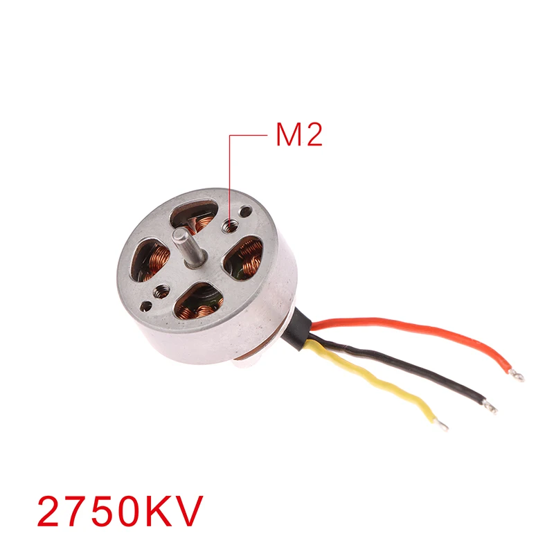 2750KV Mini 18MM 3-phase Brushless Motor High Speed 2S-3S 2MM Shaft RC Drone FPV Quadcopter Aircraft Engine