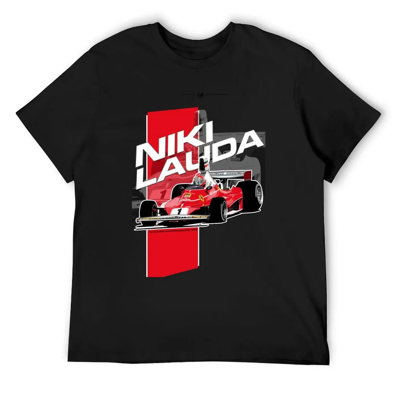 Niki Lauda - F1 1976 T-Shirt Short sleeve tee custom shirt mens graphic t-shirts hip hop