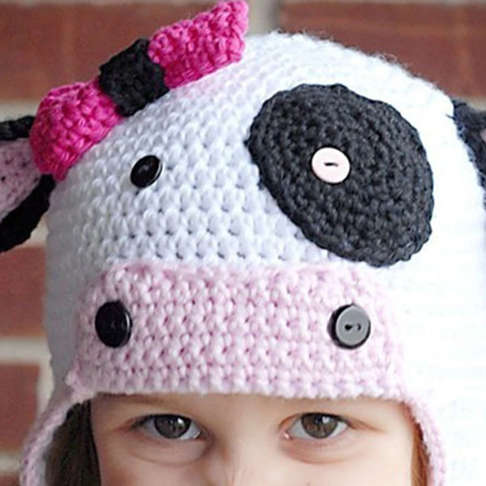 

Winter Kids Baby Cap Soft Premium Material Knit Hat for Children Adorable Design Warm Winter Kids Hat Woolen Photo Cap