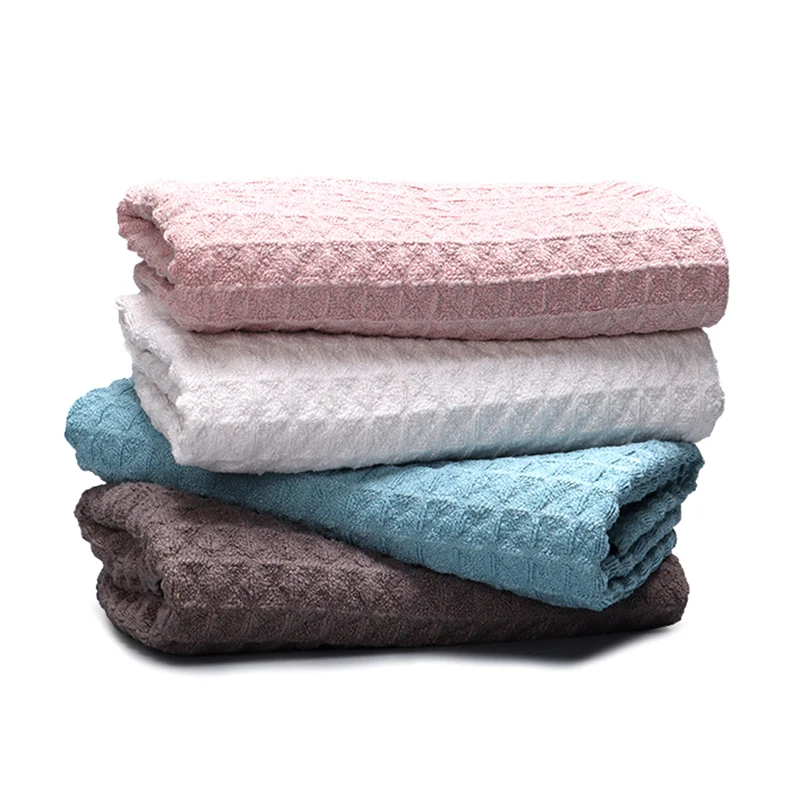 

Adults Plaid Soft Face Towels Hand Towel Face Care Bathroom Accessories Solid Color Sport Waffle Quick-drying Towel