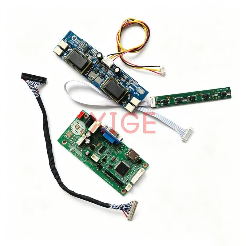 

For LTM190E1 LTM190EP LTM190EX LTM190E4 Monitor Controller Drive Board DIY Kit 4-CCFL LVDS 30-Pins HDMI+VGA 1280*1024 1280x1024