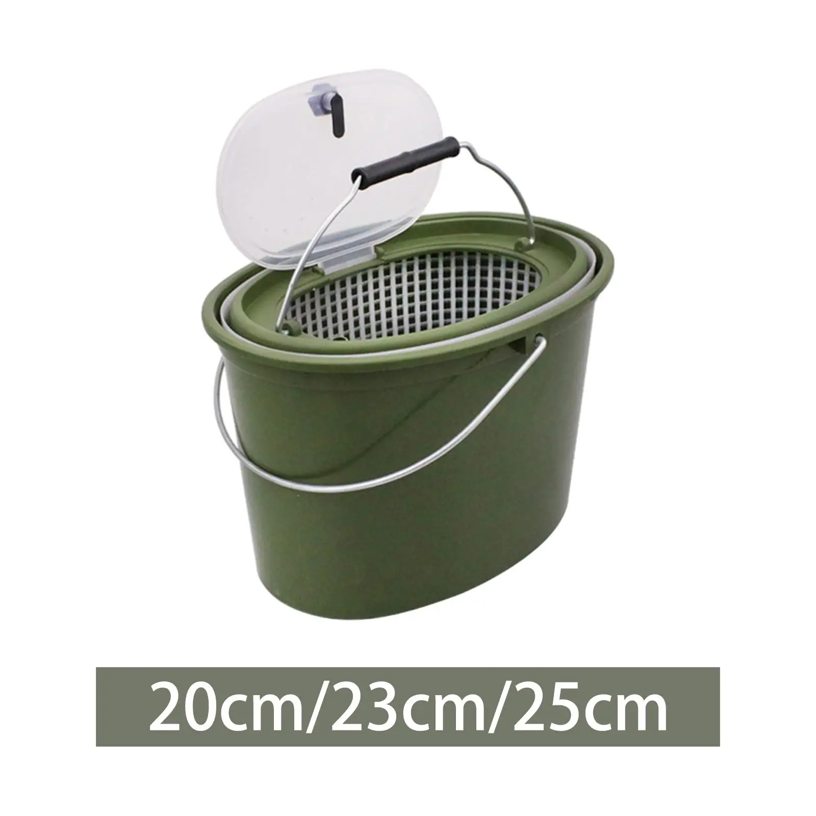 Live Fish Bucket Breathable Water Container Wear Resistant Reusable Baits