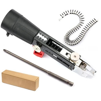 Automatic Screw Driver Chain Nail Gun Adapter Electric Drill Nozzle Woodwork Screw Drive Auto Feed Power Tool Part Attachment 7