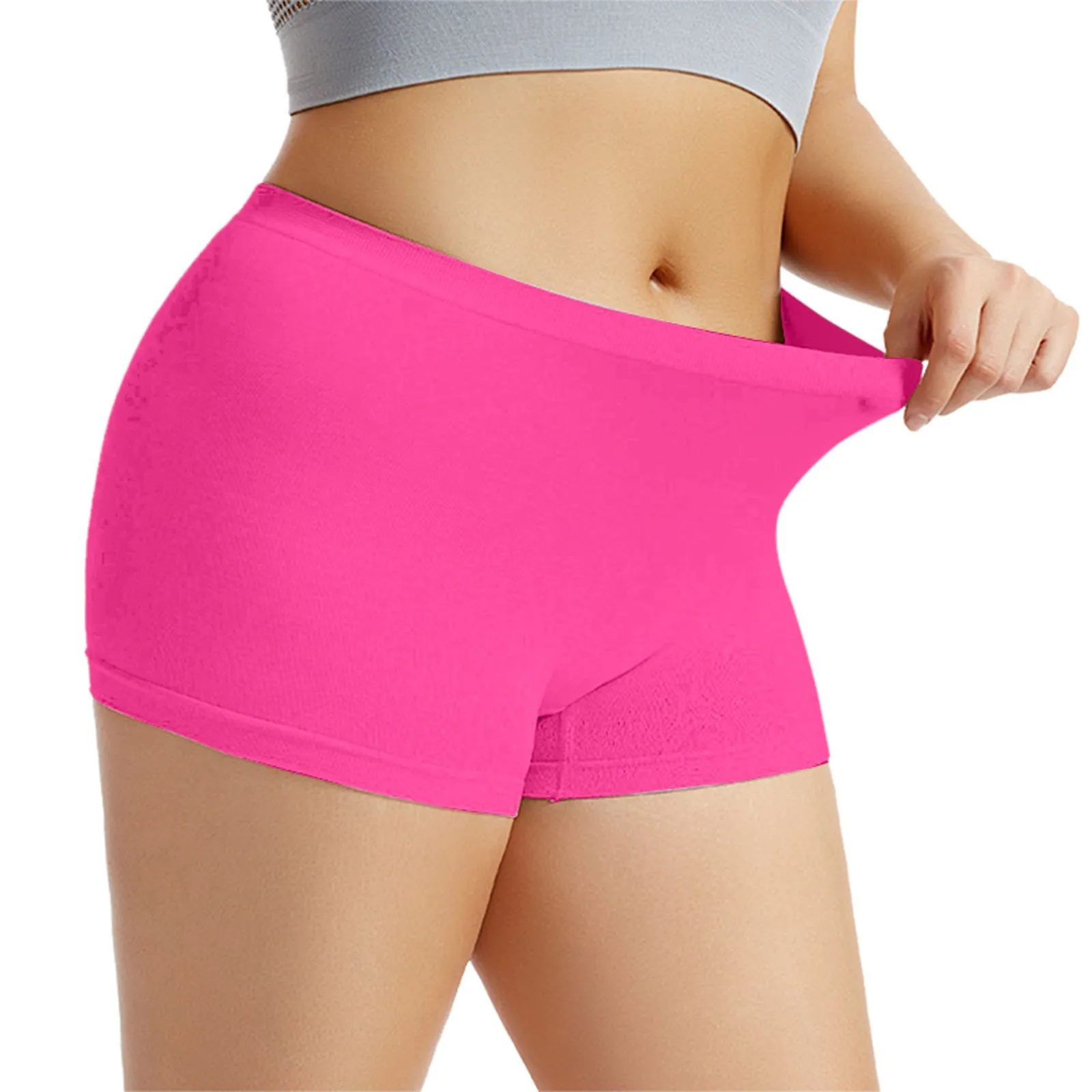 Womens Boyshorts Underwear Seamless Full Coverage Soft Stretch Boxer Seamless Cotton Underwear Womens Women New Years Eve Outfit