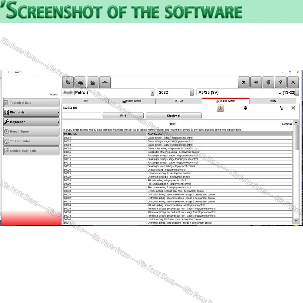 5.00.12 WOW 5.00.8 R2 Sn-ooper Con auto Keygen Strumenti di ispezione software diagnostico Strumento diagnostico ECU Interfaccia di riparazione