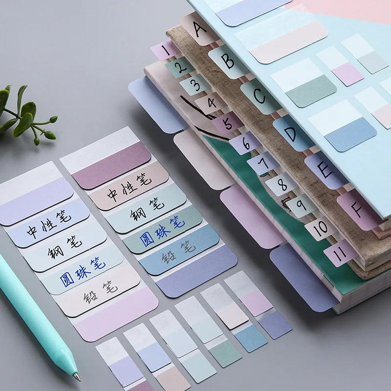 Sticky Index Label Sticker Posted It Notes Label Bookmark Notepad Office Accessories Aesthetic Stationery Supplies