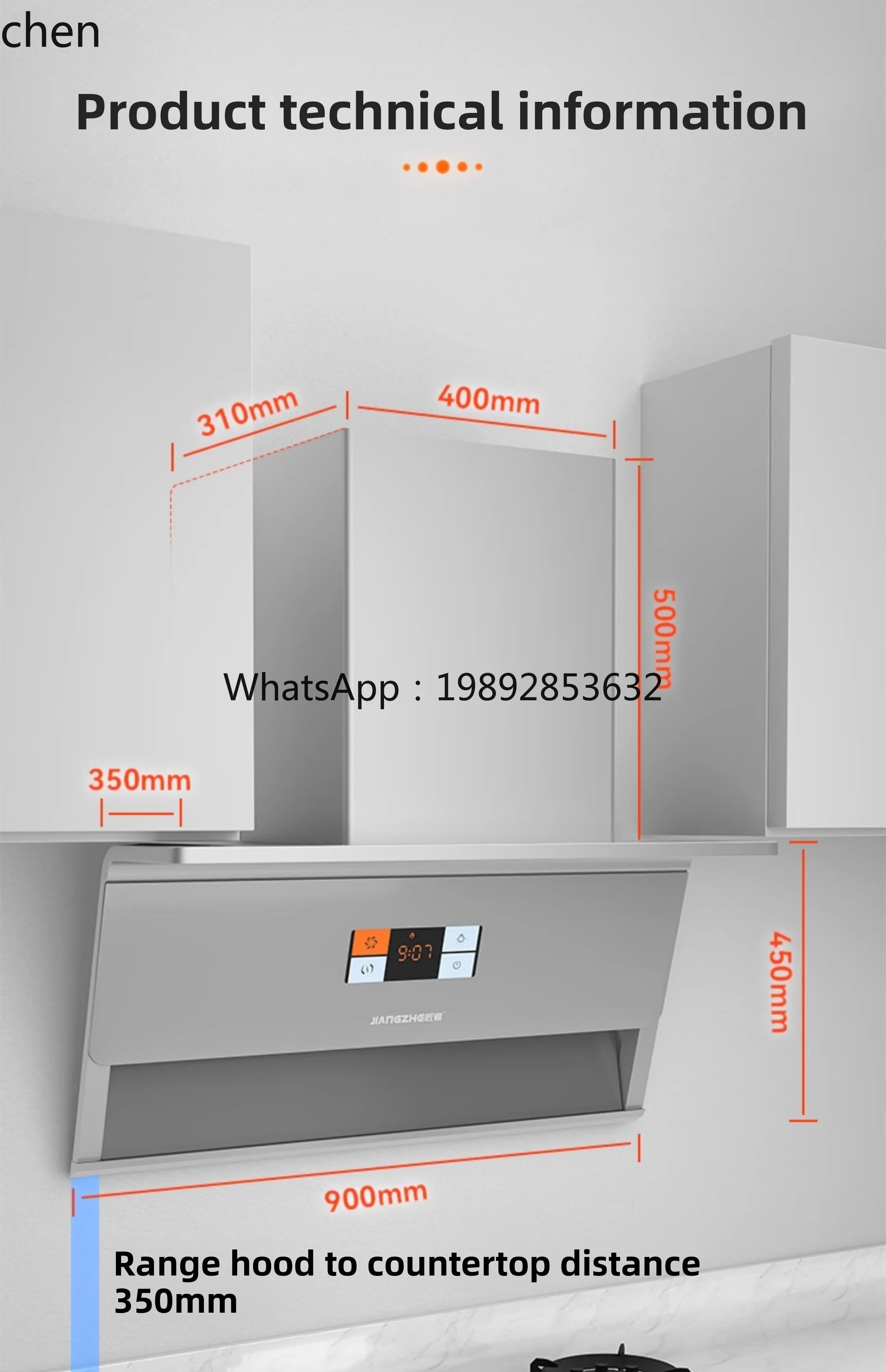 kitchen large suction top side double suction silent smoking oil suction machine stove