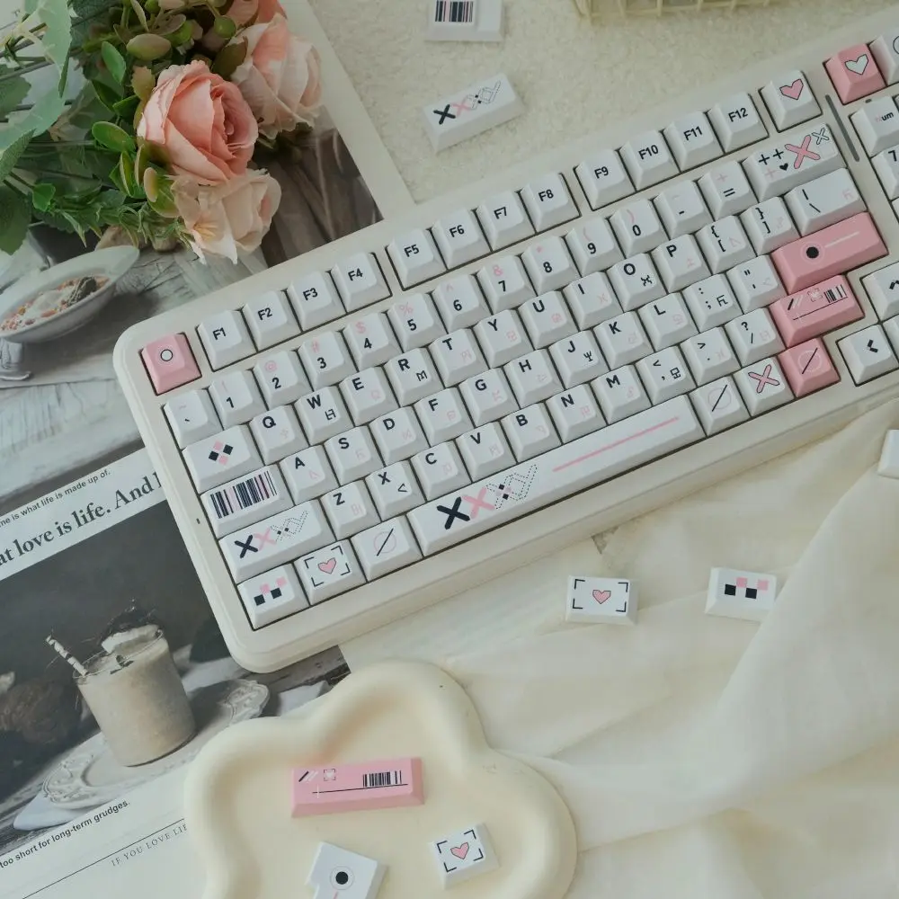 

Original keycap Mechanical keyboard cover Five-sided hot sublimation PBT material 131-key small full set