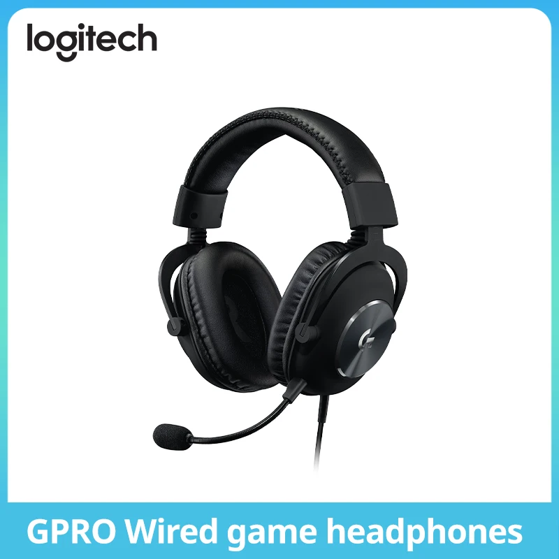 Logitech G PRO X Gaming Headset Gaming Wired Headset 7.1 Surround Sound USB Desktop PC Headset Noise Cancelling Microphone