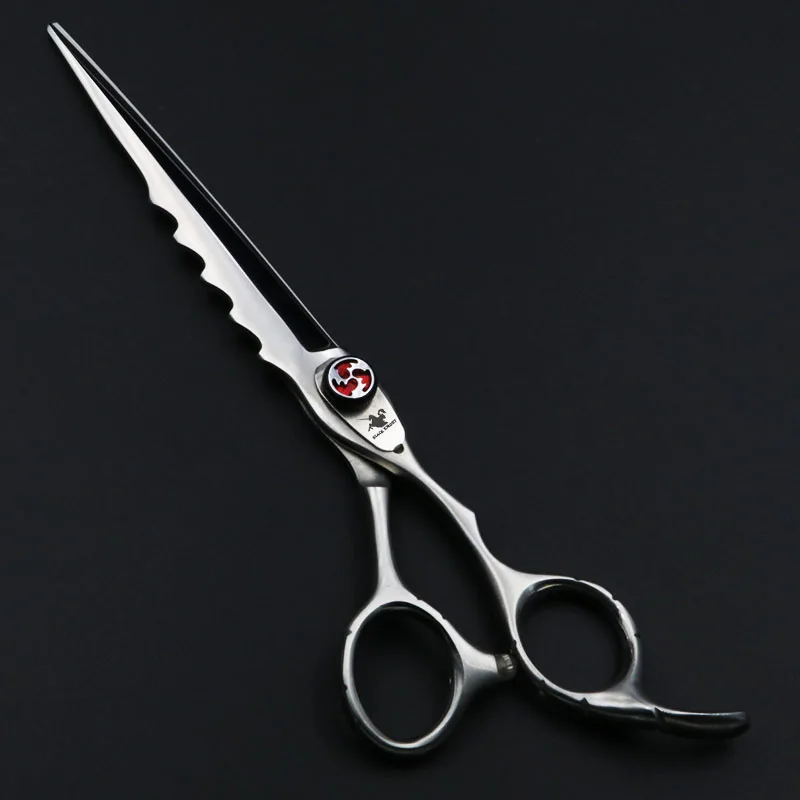

7 inch pet cutting scissors professional Salon barber pet dog grooming shears set with case