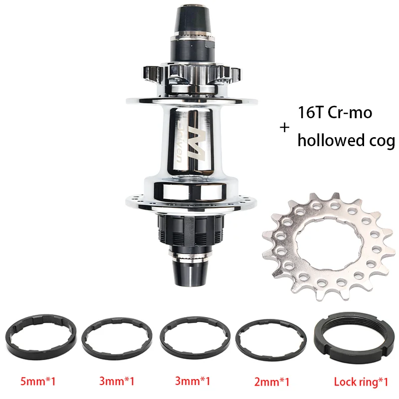 M Driven BMX Racing Hub 36 Holes Disc Brake 6 Pawls 120 Clicks 3/8 X 110mm BMX Hubs bmx hubs bmx hub rear