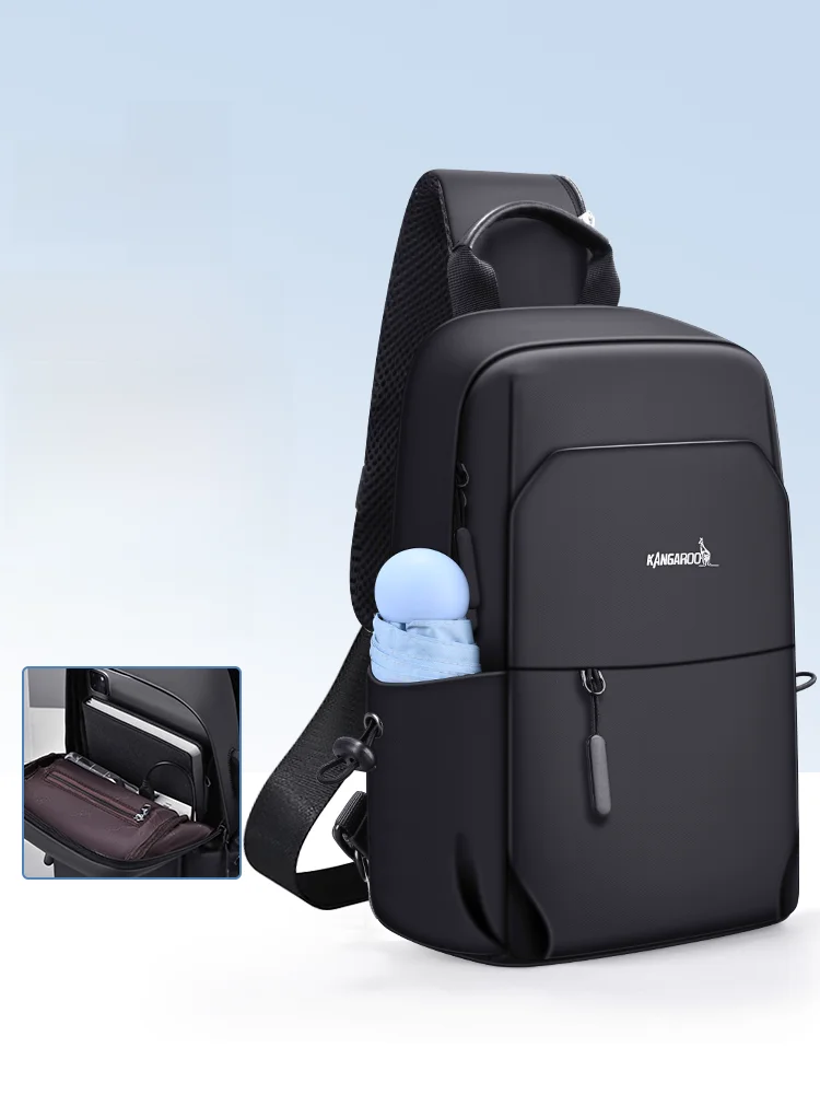 kangaroo-men's-crossbody-bag-canvas-shoulder-bag-portable-outdoor-small-backpack-casual-style-soft-oxford-fabric-zipper-closure