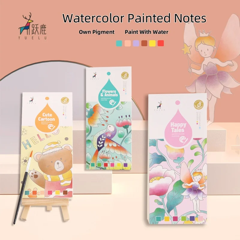 20 fogli portatili per bambini pittura ad acquerello libro vernice con acqua bambini graffiti immagine da colorare disegno giocattolo regalo con pennello