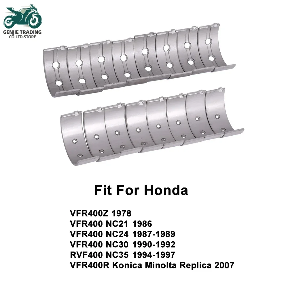 30mm~29mm VFR400 Motorcycle Connecting Rod & Main Crankshaft Bearing For HONDA VFR400R Konica 07 RVF400 NC35 VFR 400 NC21 24 30