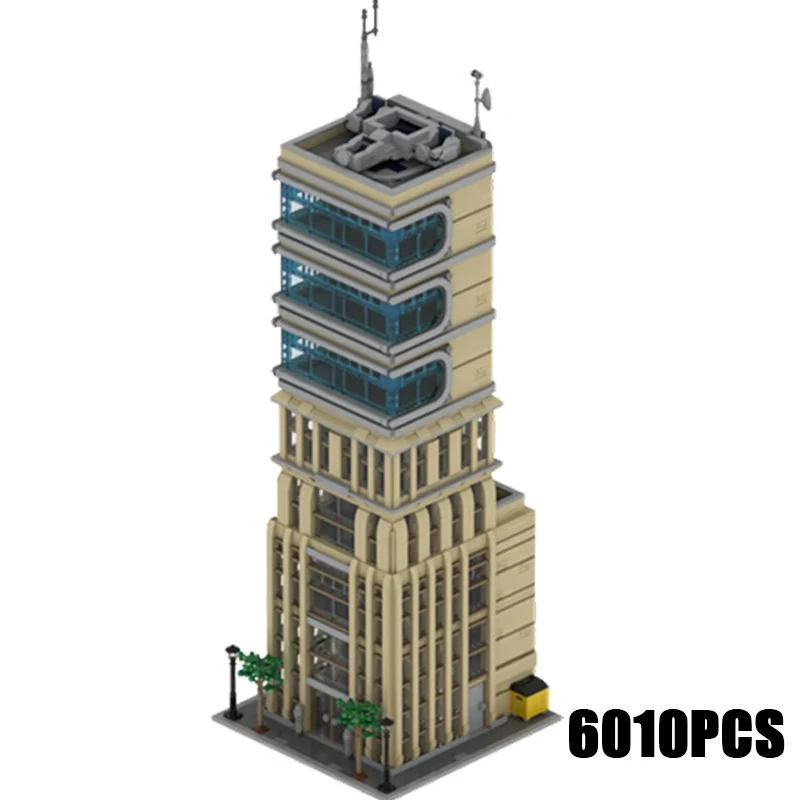 Hero Movie Model Moc Building Bricks Modern No. 4 Skyscraper Technology Modular Blocks Gifts Christmas Toys DIY Sets Assembly