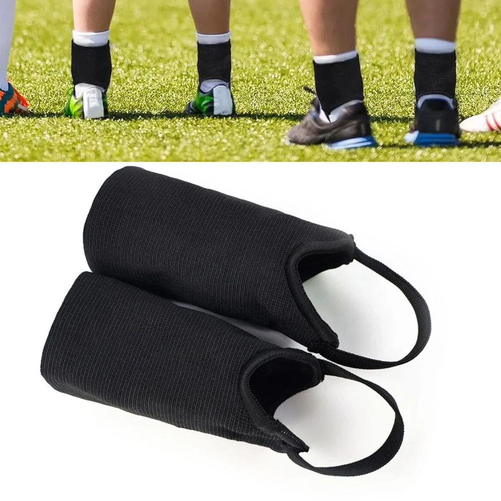

2pcs Ankle Guard Protectors Leg Support Foot Pads Sports for Soccer Football Volleyballs Double Side Ankle Braces Protective Pad