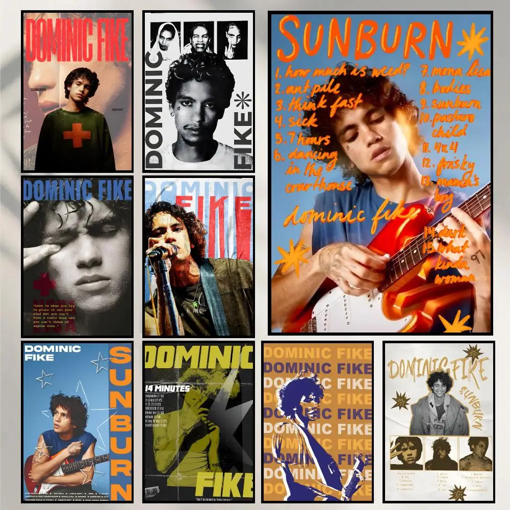 Dominic Fike Poster Wall Art Print Art Suitable For Living Room Bedroom Bar Parlor Home Decoration Gift