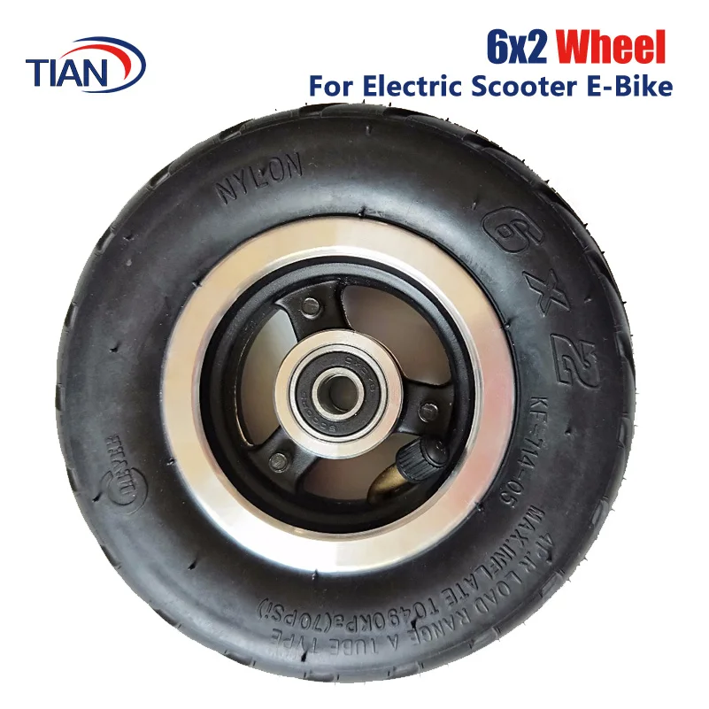 10sets 6 inch 6X2 Wheels set Tire Inner Tube Electric Scooter Wheel Chair Truck Use 6