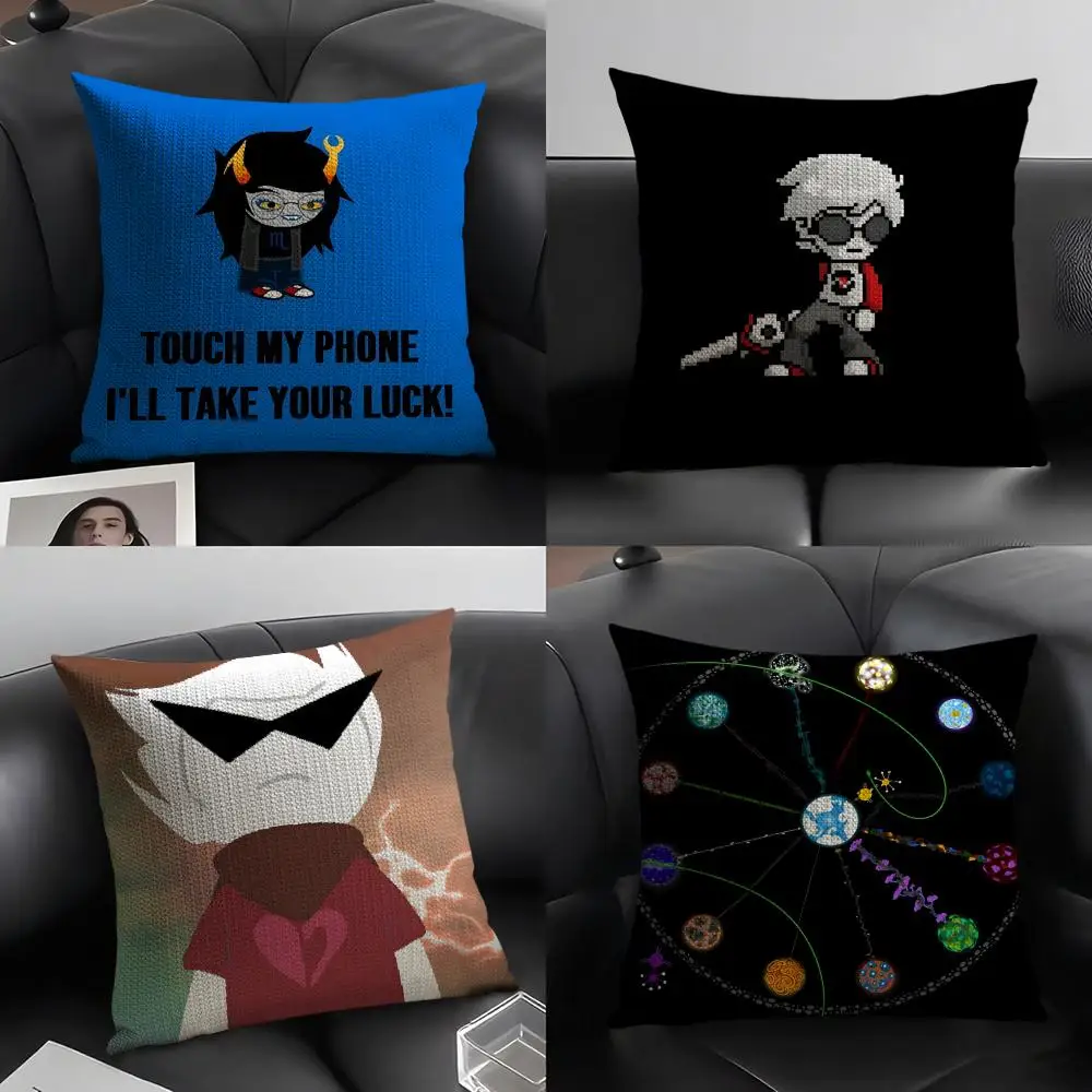 

Забавная наволочка с принтом в стиле веб-комиксов H-Homestuck для дивана в гостиной и декора спальни