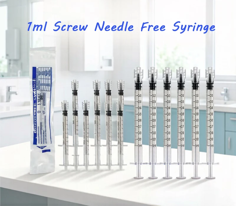 20-100Pcs 1ml 1cc Laboratory Dedicated Luer Lock Syringe Sterilized Individual Packaging Injector Glue Dispener for Sampler,Lab