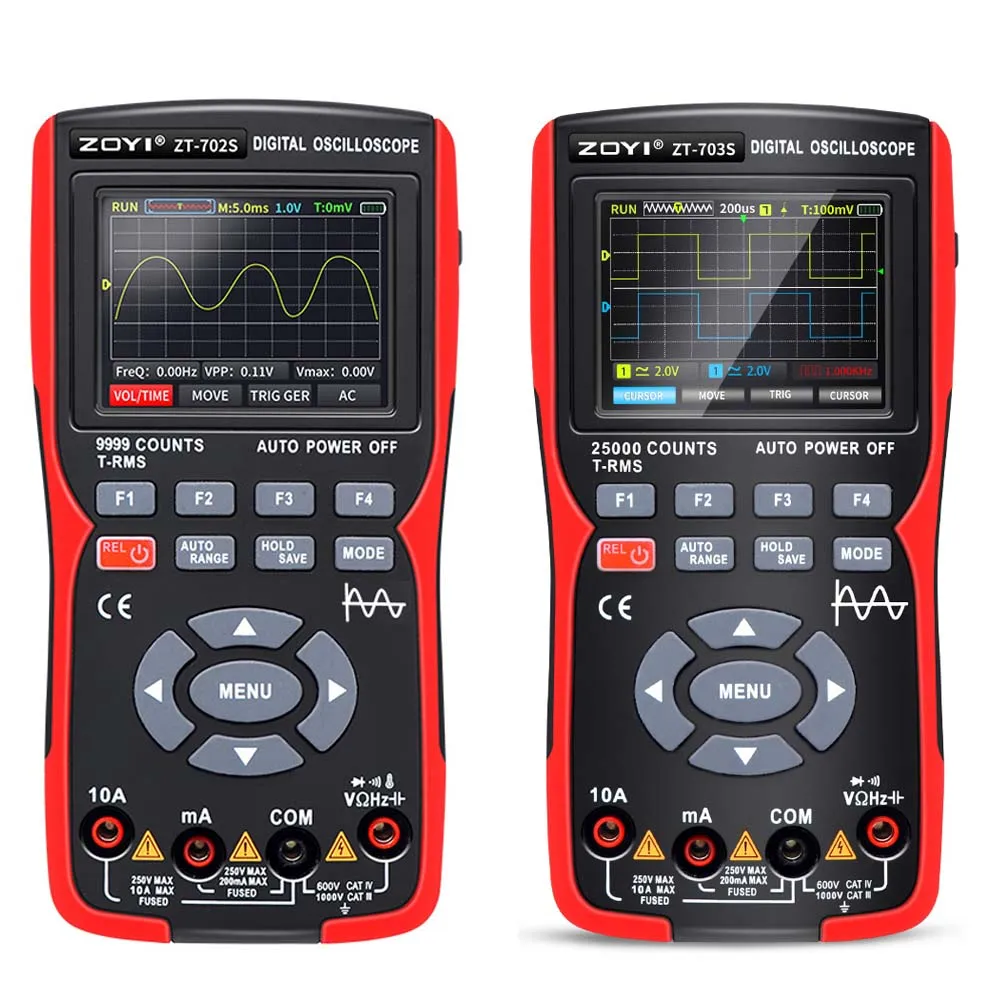Imagem -06 - High Precision Osciloscópio Probe Kit Multímetro Tester Test Leads Acessórios para Zt703s 60mhz 1x 10x Mayitr