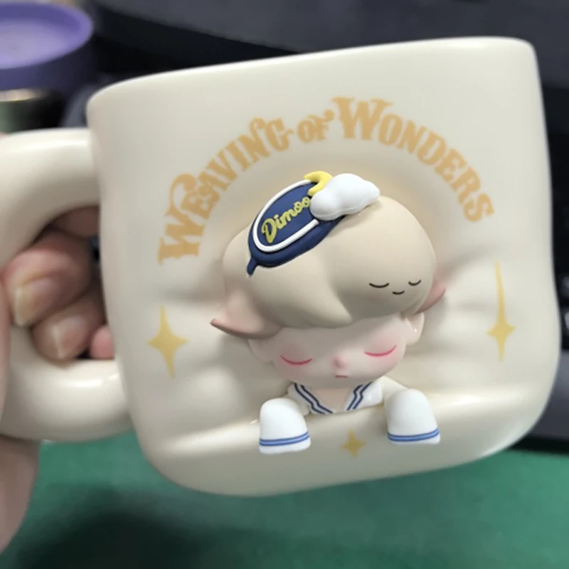 

DIMOO WEAVING WONDERS Series Ceramic Cup Set Home Cute Water Cup Kawaii Home Decoration For Girls Birthday Gift