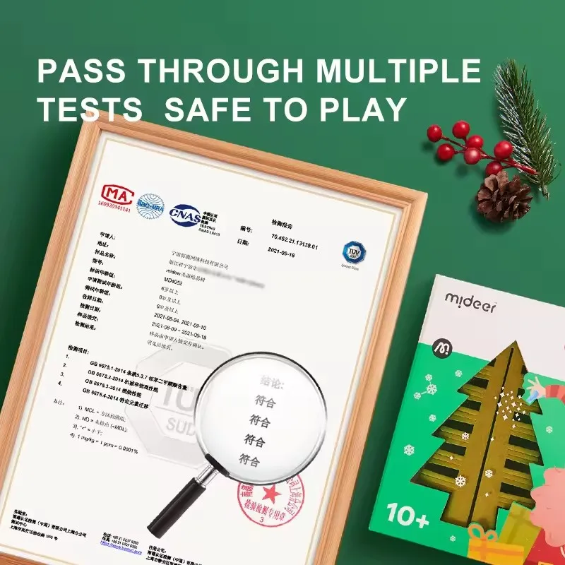 Mideer Magic Watering Christmas Tree Plant DIY Craft Kit Creative Toy Scientific Experiment Classic Educational Toy For Kid 10Y+