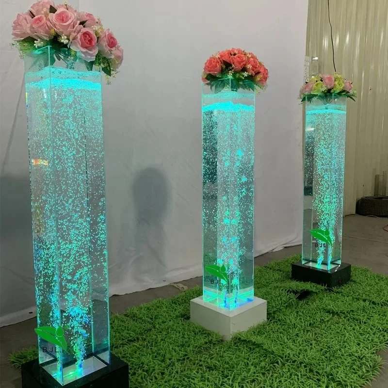 LED glowing water bubble tube light shop restaurant decoration