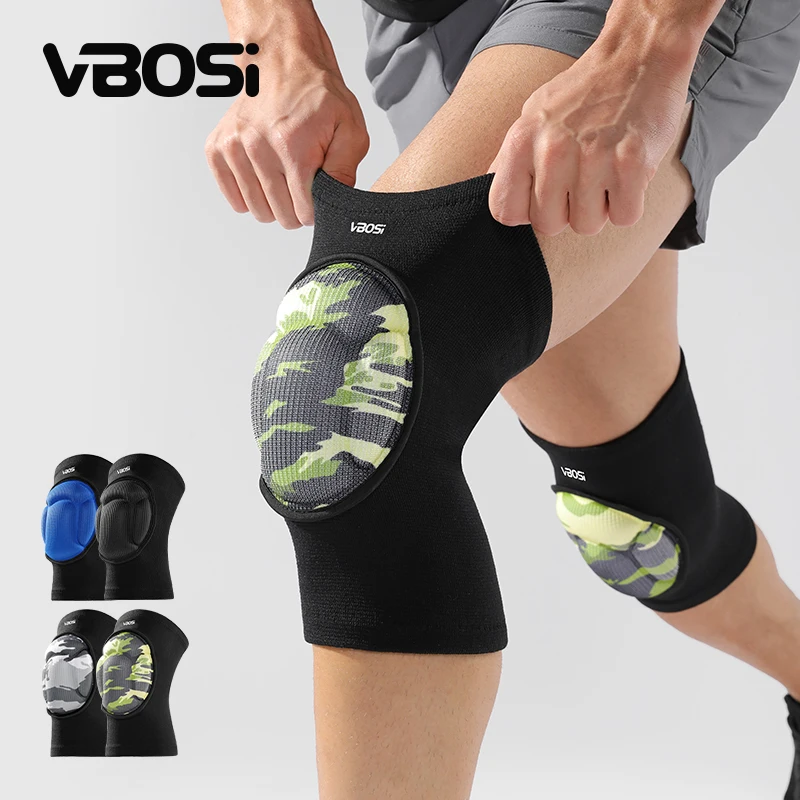 زوج واحد من VBOSi لدعم الركبة المسامي مع وسادات إسفنجية سميكة للرقص والكرة الطائرة والتزلج على الجليد للنساء والرجال #1
