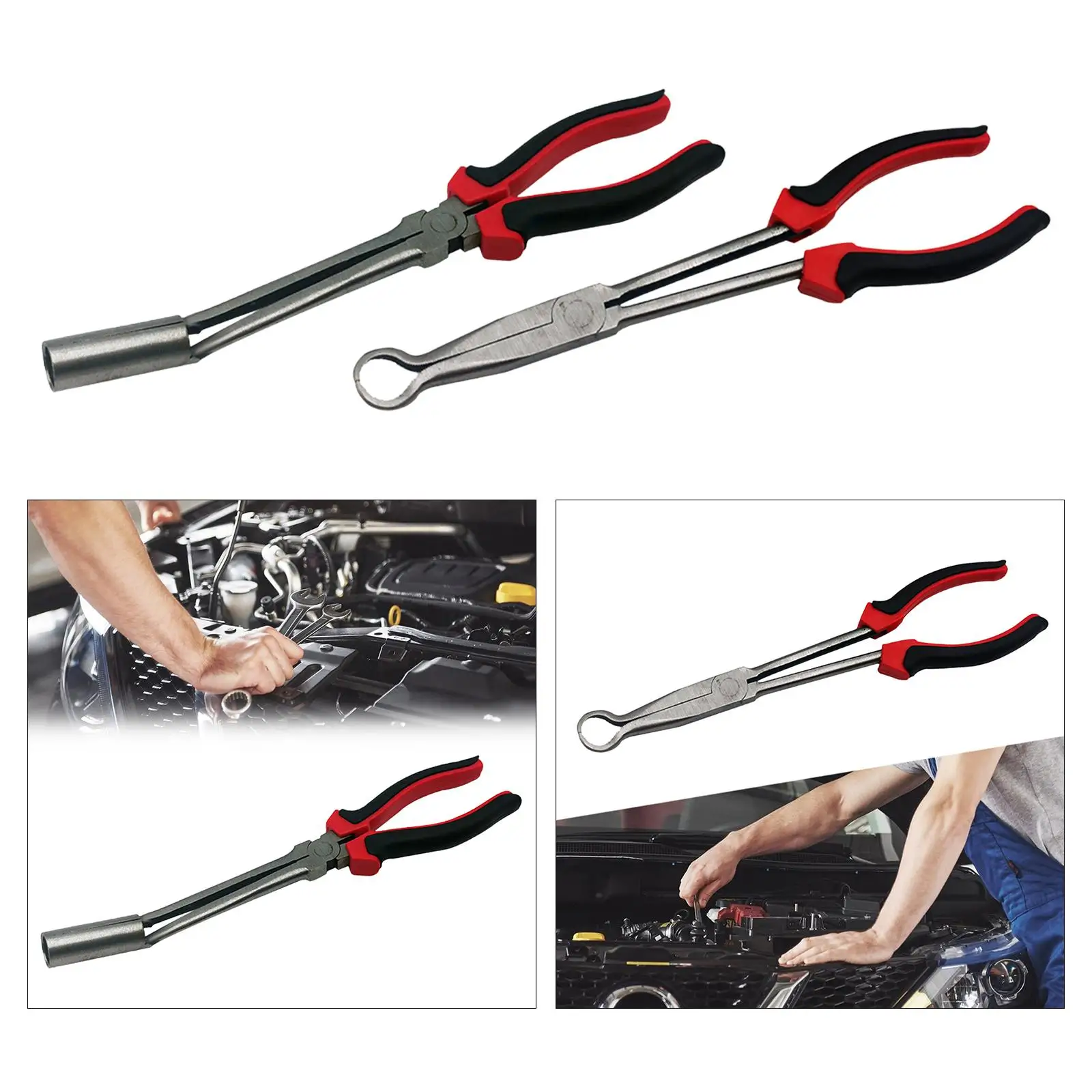 Spark Plug Removal Pliers Hose Gripping Pliers Insulation Handle Easy Removal Easy Installation Car High Voltage Wire Clamp