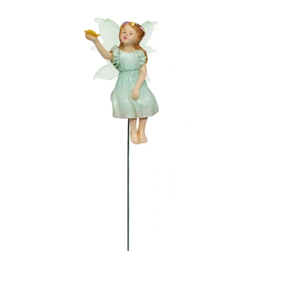 

Fairy Tale Ornaments Resin Fairy Garden Figurines Creative Cute Fairy Statue Funny Waterproof Micro Landscape Courtyard
