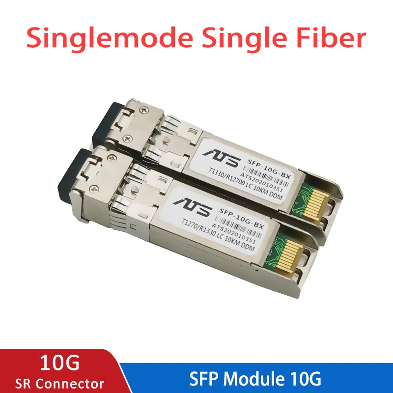 10G SFP module BIDI 10GBASE Fiber Optic SFP Transceiver Module SM LC Optic module Compatible with multiple switches