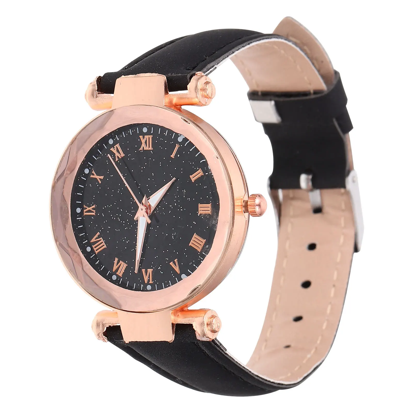 

Women Wrist Watch Roman Dial and Glass Material Stylish Casual Business Anniversary Birthday Present Women Watch