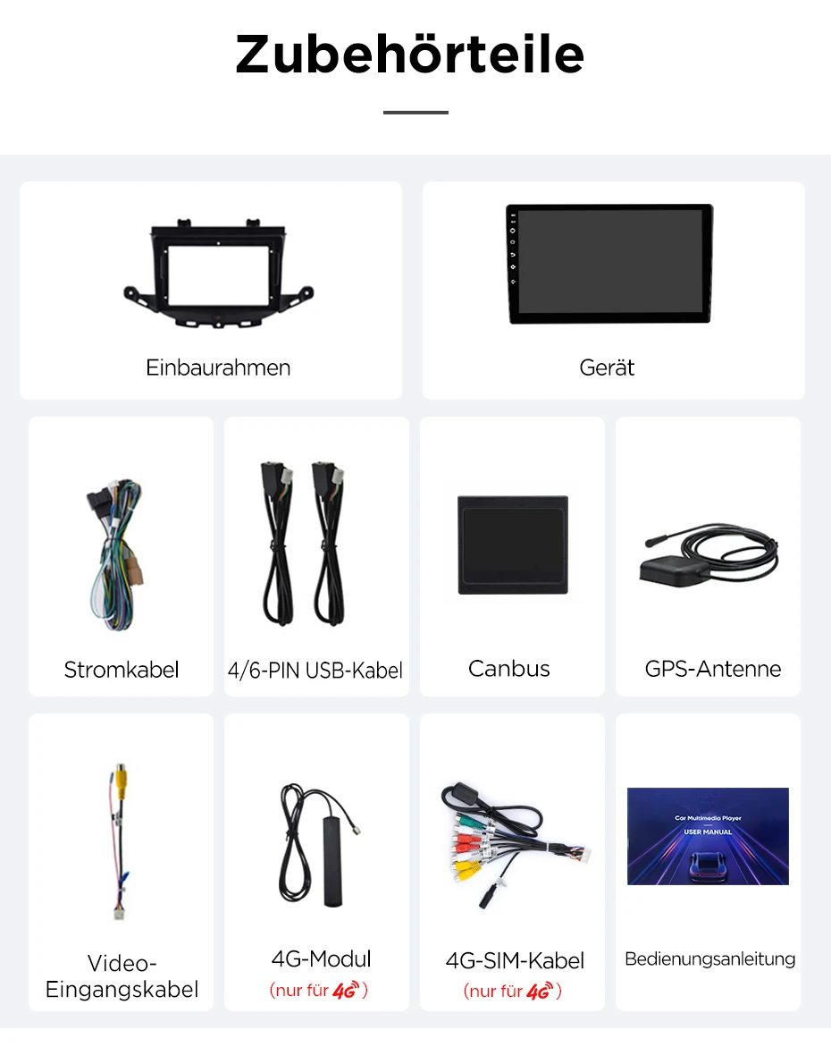 Junsun 9-Zoll Android 15 Autoradio für Opel Astra K 2015-2019, kabelloses Apple CarPlay, Auto-IPS-Touchscreen, Stereo-Multimedia-Videoplayer, intelligente Fahrzeugsysteme, 2-DIN-Autoradio-Haupteinheit, GPS-Navigation, BT, 4G, WLAN, 8-Kern-Prozessor, FM, AM, DSP, RDS, SWC, DAB – Detail 26